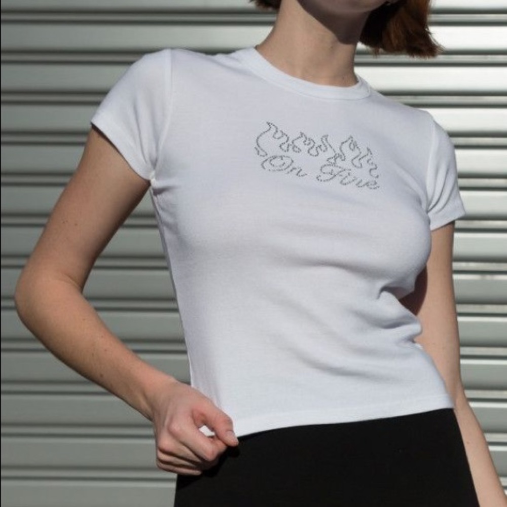 Brandy Melville Hailie On Fire Top